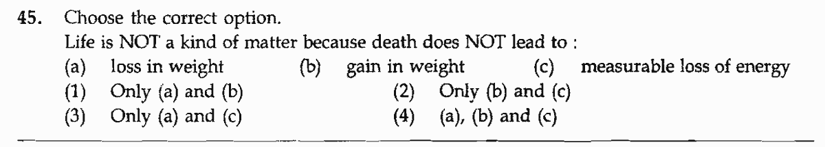 Question diagram — the numbered options below refer to the choices shown here